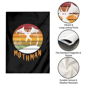Mothman Garden Flag Retro Vintage Cryptid Gothic Horror Gift TS12 Print Your Wear