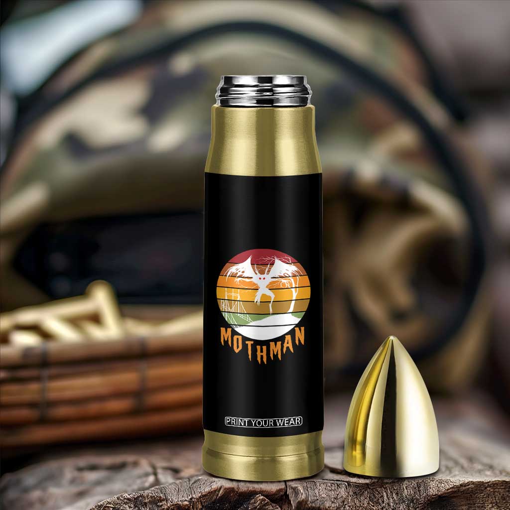 Mothman Bullet Tumbler Retro Vintage Cryptid Gothic Horror Gift TS12 Print Your Wear