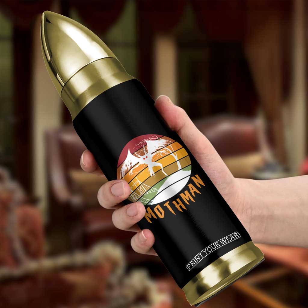 Mothman Bullet Tumbler Retro Vintage Cryptid Gothic Horror Gift TS12 Print Your Wear