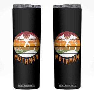 Mothman Skinny Tumbler Retro Vintage Cryptid Gothic Horror Gift TS12 Black Print Your Wear