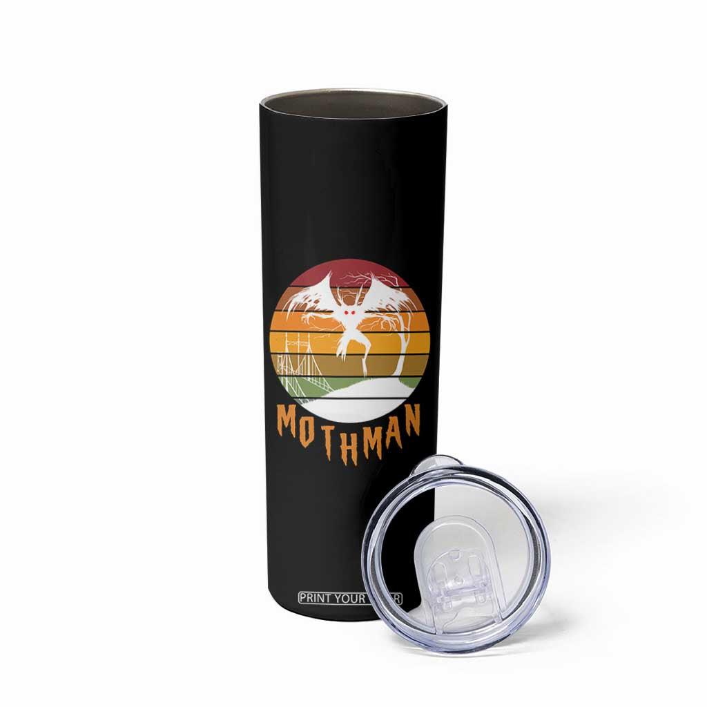 Mothman Skinny Tumbler Retro Vintage Cryptid Gothic Horror Gift TS12 Print Your Wear