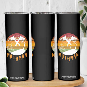 Mothman Skinny Tumbler Retro Vintage Cryptid Gothic Horror Gift TS12 Print Your Wear