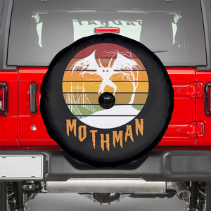 Mothman Spare Tire Cover Retro Vintage Cryptid Gothic Horror Gift TS12 Black Print Your Wear
