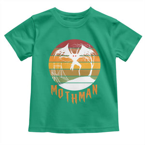 Mothman Toddler T Shirt Retro Vintage Cryptid Gothic Horror Gift TS12 Irish Green Print Your Wear