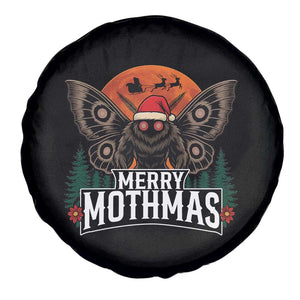 Mothman Spare Tire Cover Holiday Humor Merry Mothmas Cryptid Gift TS12 Print Your Wear