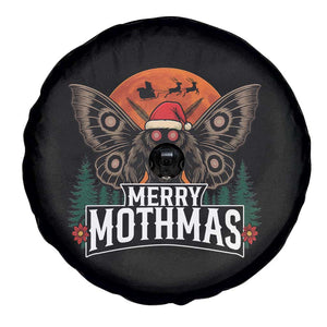 Mothman Spare Tire Cover Holiday Humor Merry Mothmas Cryptid Gift TS12 Print Your Wear