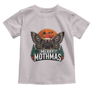 Mothman Toddler T Shirt Holiday Humor Merry Mothmas Cryptid Gift TS12 Ice Gray Print Your Wear