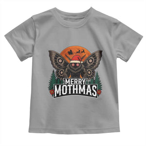 Mothman Toddler T Shirt Holiday Humor Merry Mothmas Cryptid Gift TS12 Sport Gray Print Your Wear