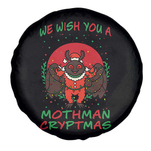 Mothman Christmas Spare Tire Cover We Wish You A Mothman Cryptmas Funny Christmas Gift TS12 Print Your Wear