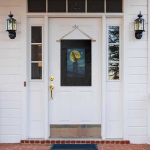 Mothman Starry Night Garden Flag Van Gogh Cryptid Gift TS12 Print Your Wear