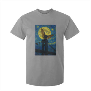 Mothman Starry Night T Shirt For Kid Van Gogh Cryptid Gift TS12 Sport Gray Print Your Wear