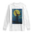 Mothman Starry Night Long Sleeve Shirt Van Gogh Cryptid Gift TS12 White Print Your Wear