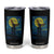 Mothman Starry Night Tumbler Cup Van Gogh Cryptid Gift TS12 Black Print Your Wear