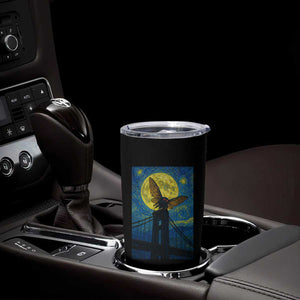 Mothman Starry Night Tumbler Cup Van Gogh Cryptid Gift TS12 Print Your Wear