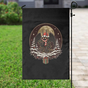 Mothman In Christmas Night Garden Flag Funny Cryptid Gift TS12 Print Your Wear
