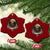 Mothman In Xmas Night Ceramic Ornament Funny Cryptid Gift TS12 Print Your Wear