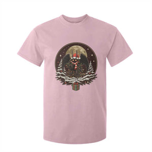 Mothman In Christmas Night T Shirt For Kid Funny Cryptid Gift TS12 Light Pink Print Your Wear