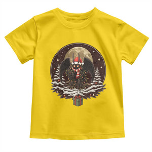 Mothman In Christmas Night Toddler T Shirt Funny Cryptid Gift TS12 Daisy Print Your Wear
