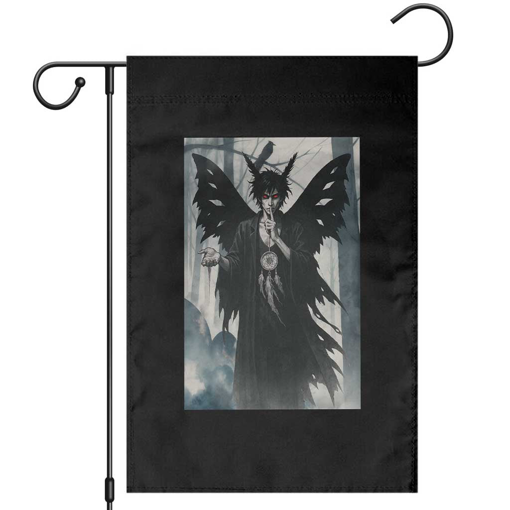 Mothman Sandman Garden Flag Gothic Horror Fan Gift TS12 Black Print Your Wear