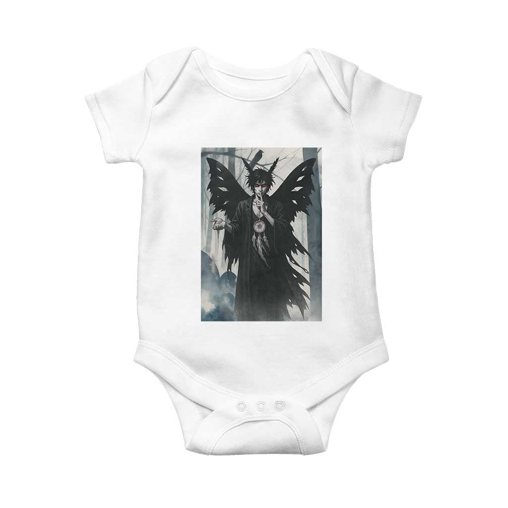 Mothman Sandman Baby Onesie Gothic Horror Fan Gift TS12 White Print Your Wear