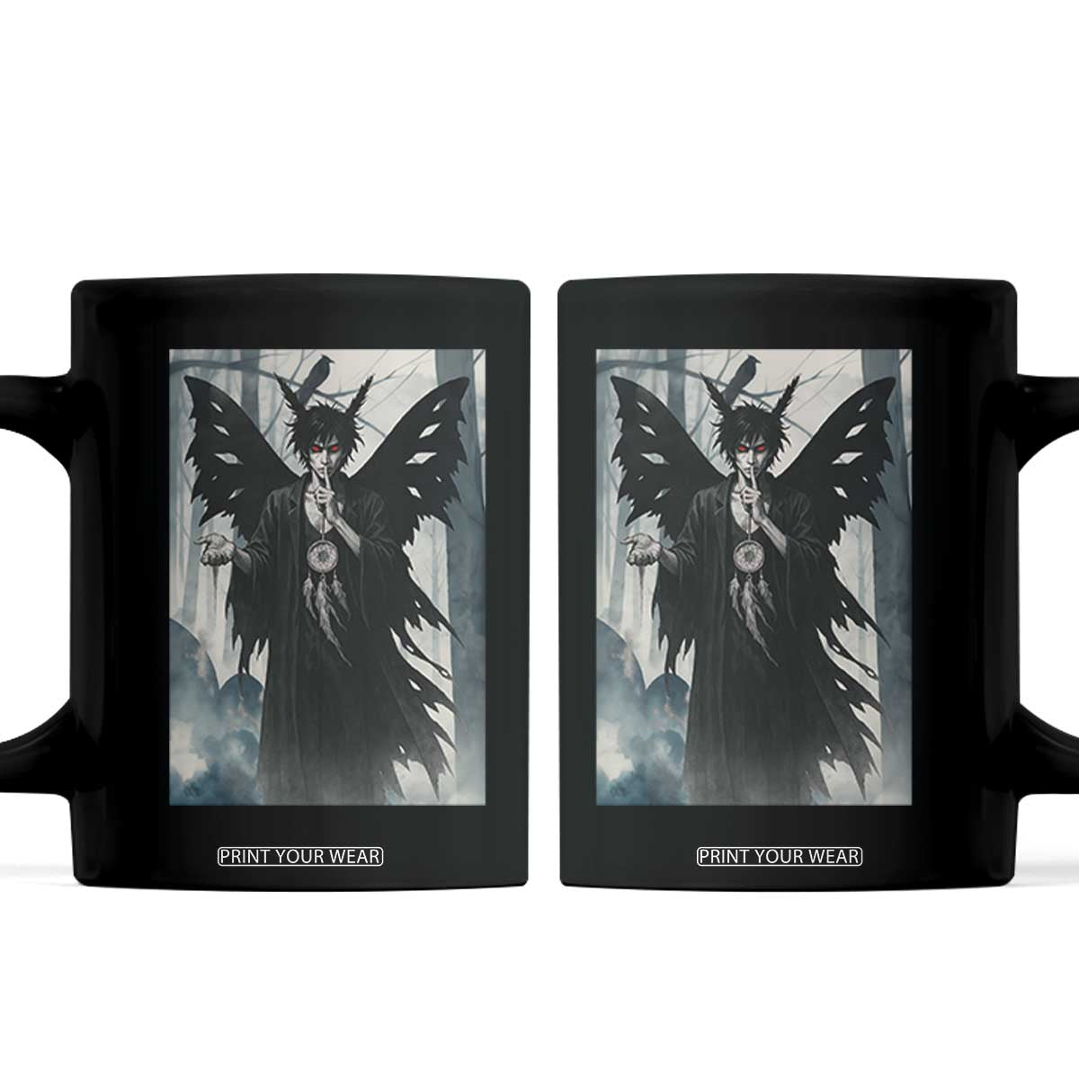 Mothman Sandman Coffee Mug Gothic Horror Fan Gift TS12 Black Print Your Wear
