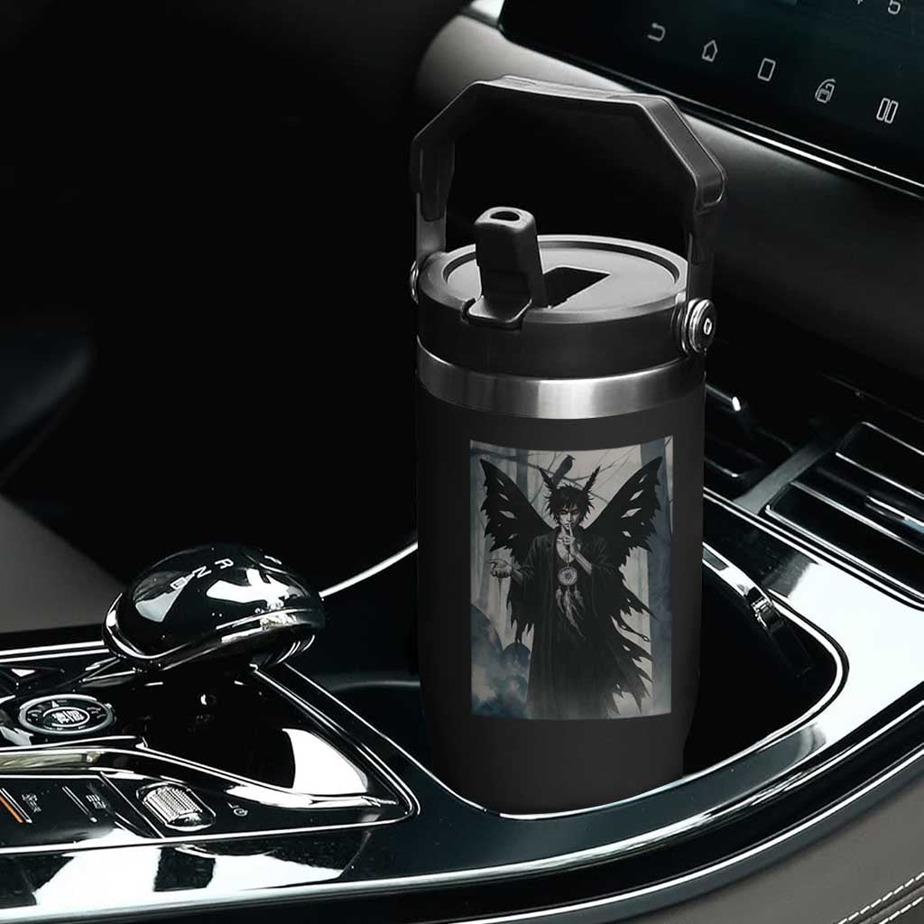 Mothman Sandman Flip Straw Tumbler Gothic Horror Fan Gift TS12 Print Your Wear