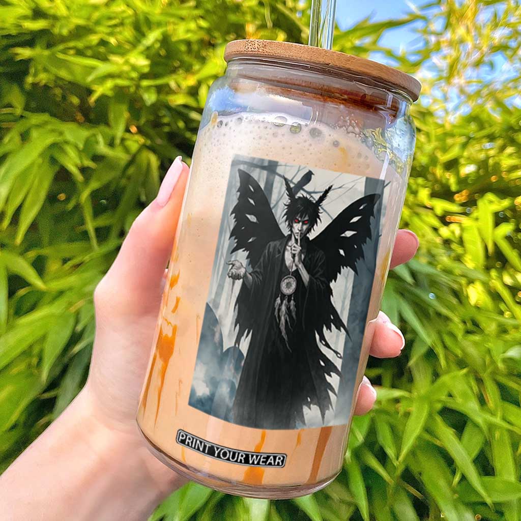 Mothman Sandman Glass Can Gothic Horror Fan Gift TS12 Black Print Your Wear