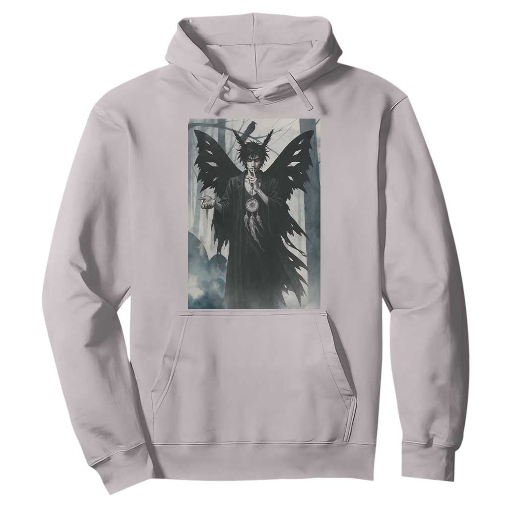 Mothman Sandman Hoodie Gothic Horror Fan Gift TS12 Ice Gray Print Your Wear