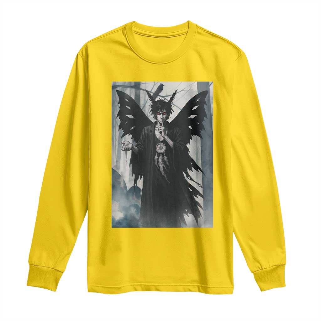 Mothman Sandman Long Sleeve Shirt Gothic Horror Fan Gift TS12 Daisy Print Your Wear