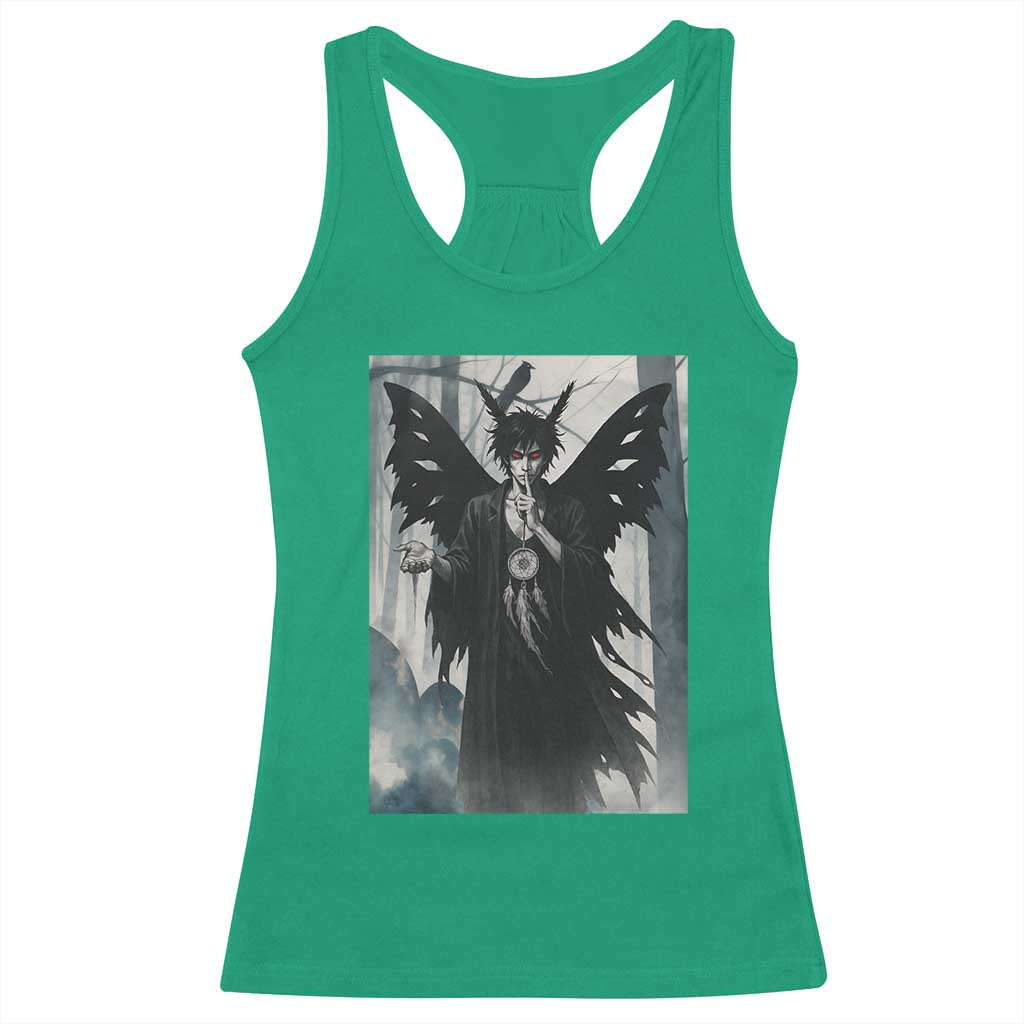 Mothman Sandman Racerback Tank Top Gothic Horror Fan Gift TS12 Irish Green Print Your Wear