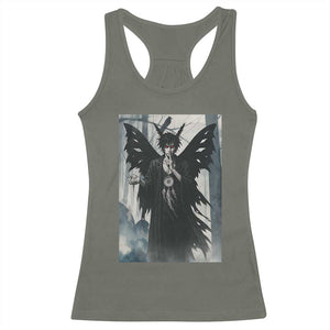 Mothman Sandman Racerback Tank Top Gothic Horror Fan Gift TS12 Military Green Print Your Wear