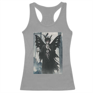 Mothman Sandman Racerback Tank Top Gothic Horror Fan Gift TS12 Sport Gray Print Your Wear