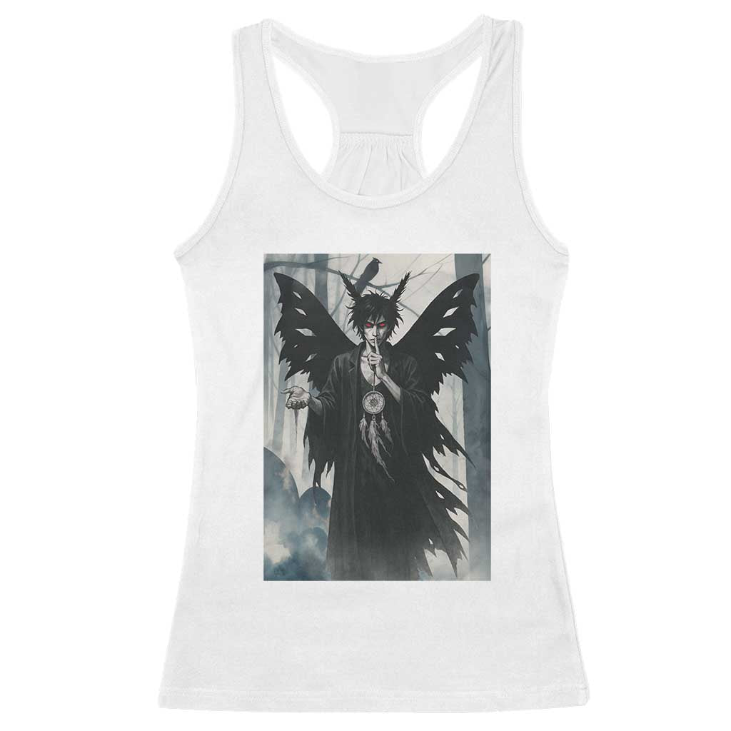Mothman Sandman Racerback Tank Top Gothic Horror Fan Gift TS12 White Print Your Wear
