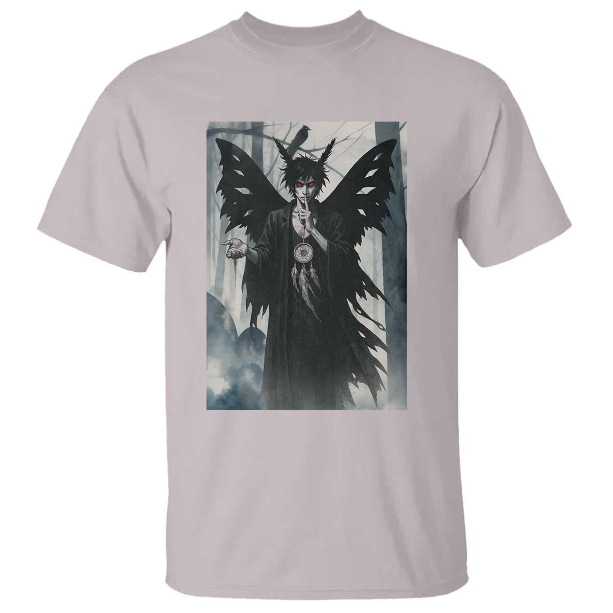 Mothman Sandman T Shirt Gothic Horror Fan Gift TS12 Ice Gray Print Your Wear