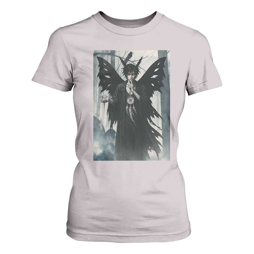 Mothman Sandman T Shirt For Women Gothic Horror Fan Gift TS12 Ice Gray Print Your Wear