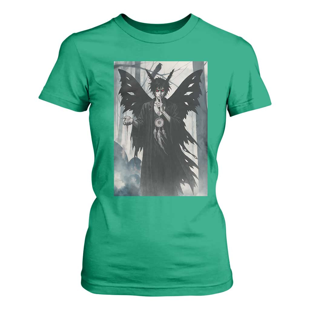 Mothman Sandman T Shirt For Women Gothic Horror Fan Gift TS12 Irish Green Print Your Wear