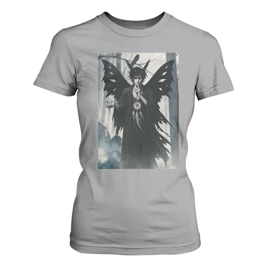 Mothman Sandman T Shirt For Women Gothic Horror Fan Gift TS12 Sport Gray Print Your Wear