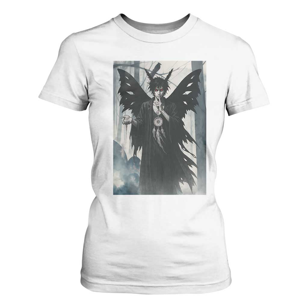 Mothman Sandman T Shirt For Women Gothic Horror Fan Gift TS12 White Print Your Wear