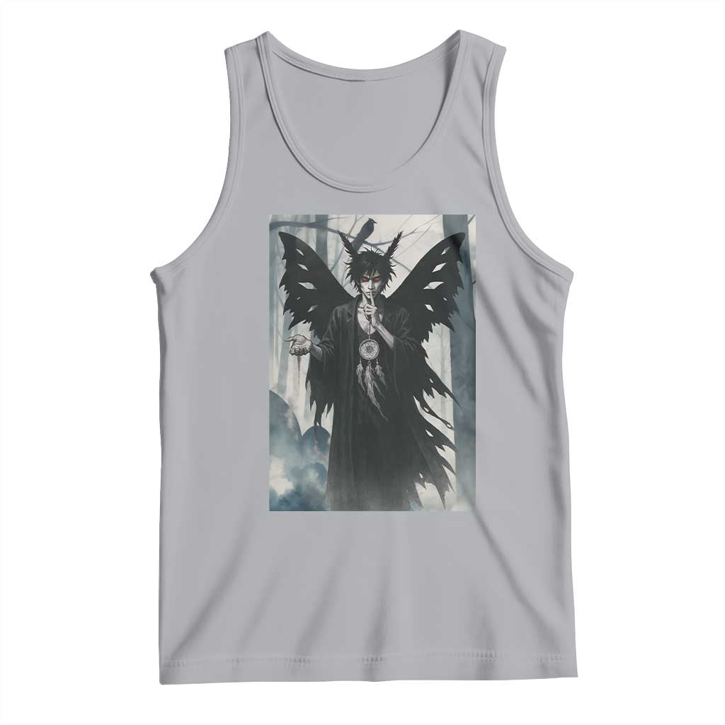 Mothman Sandman Tank Top Gothic Horror Fan Gift TS12 Athletic Heather Print Your Wear