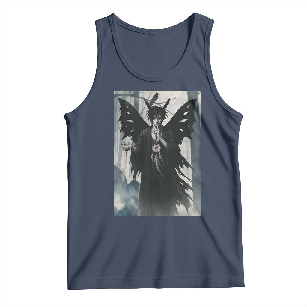 Mothman Sandman Tank Top Gothic Horror Fan Gift TS12 Navy Print Your Wear