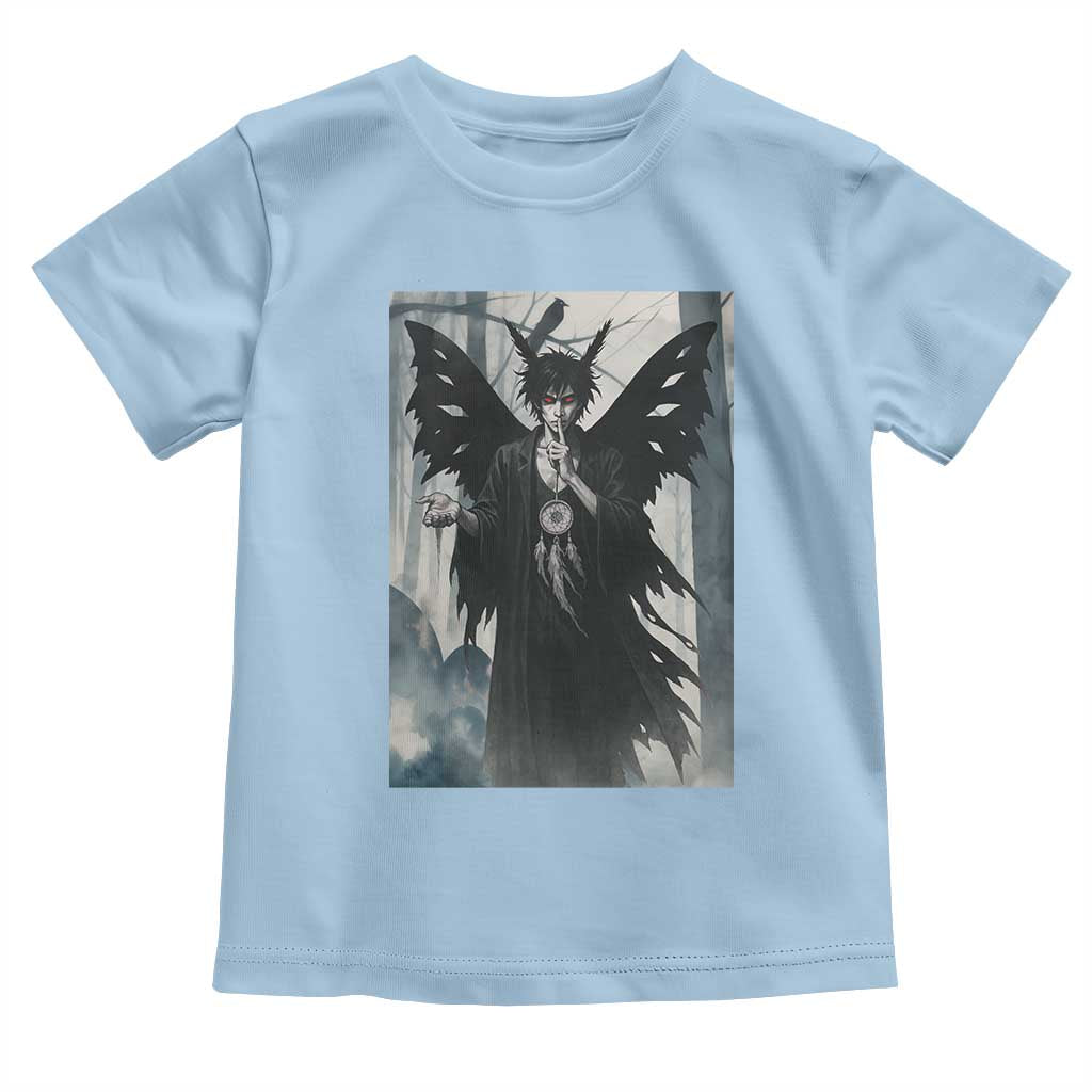 Mothman Sandman Toddler T Shirt Gothic Horror Fan Gift TS12 Light Blue Print Your Wear