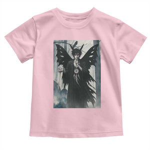 Mothman Sandman Toddler T Shirt Gothic Horror Fan Gift TS12 Light Pink Print Your Wear