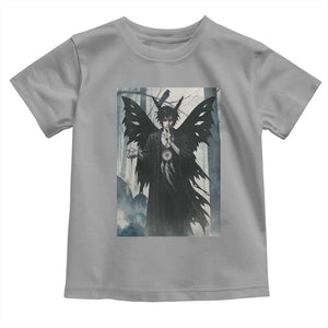 Mothman Sandman Toddler T Shirt Gothic Horror Fan Gift TS12 Sport Gray Print Your Wear