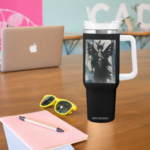 Mothman Sandman Tumbler With Handle Gothic Horror Fan Gift TS12 Print Your Wear