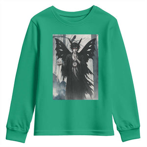 Mothman Sandman Youth Sweatshirt Gothic Horror Fan Gift TS12 Irish Green Print Your Wear