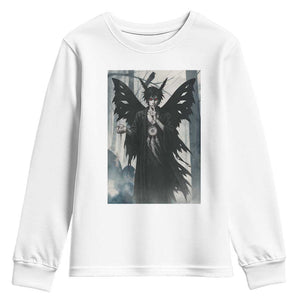 Mothman Sandman Youth Sweatshirt Gothic Horror Fan Gift TS12 White Print Your Wear