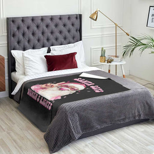 Funny Santa Says Womens Rights Throw Blanket Feminist Activist Christmas Gift TS12 Print Your Wear