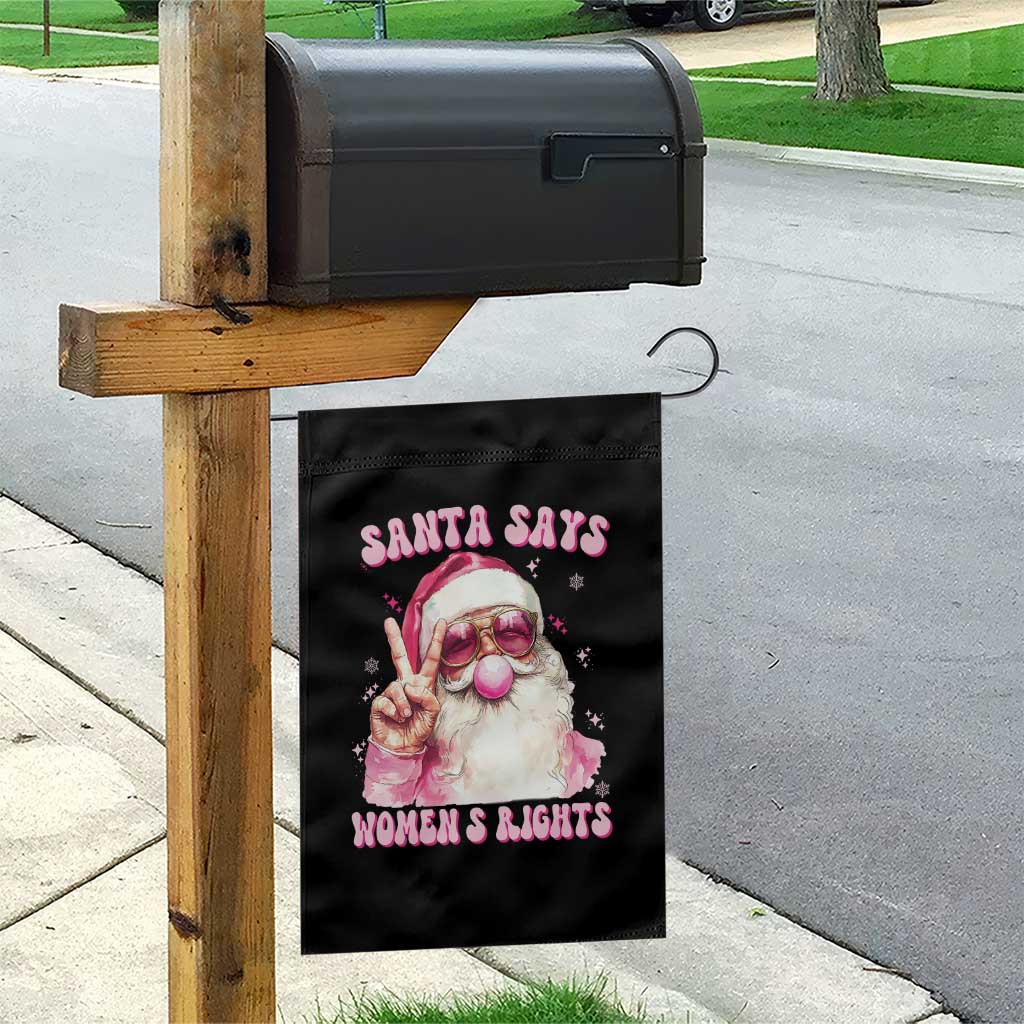Funny Santa Says Womens Rights Garden Flag Feminist Activist Christmas Gift TS12 Print Your Wear
