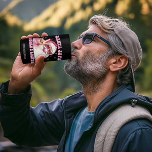 Funny Santa Says Womens Rights 4 in 1 Can Cooler Tumbler Feminist Activist Christmas Gift - Print Your Wear