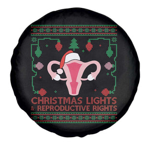 Christmas Lights And Reproductive Rights Ugly Christmas Spare Tire Cover Feminist Holiday Gift TS12 Print Your Wear
